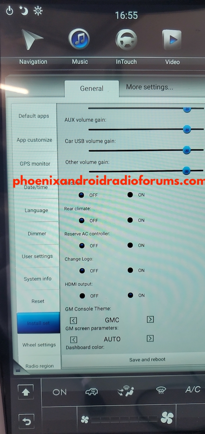 Phoenix Android Radio Px6 Install Set Default Settings 5