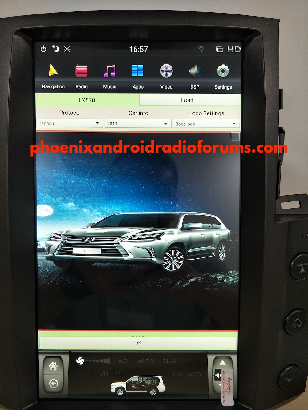 Phoenix Android Radio Install Manual Lexus Lx 570 13 6 Vertical Screen 3