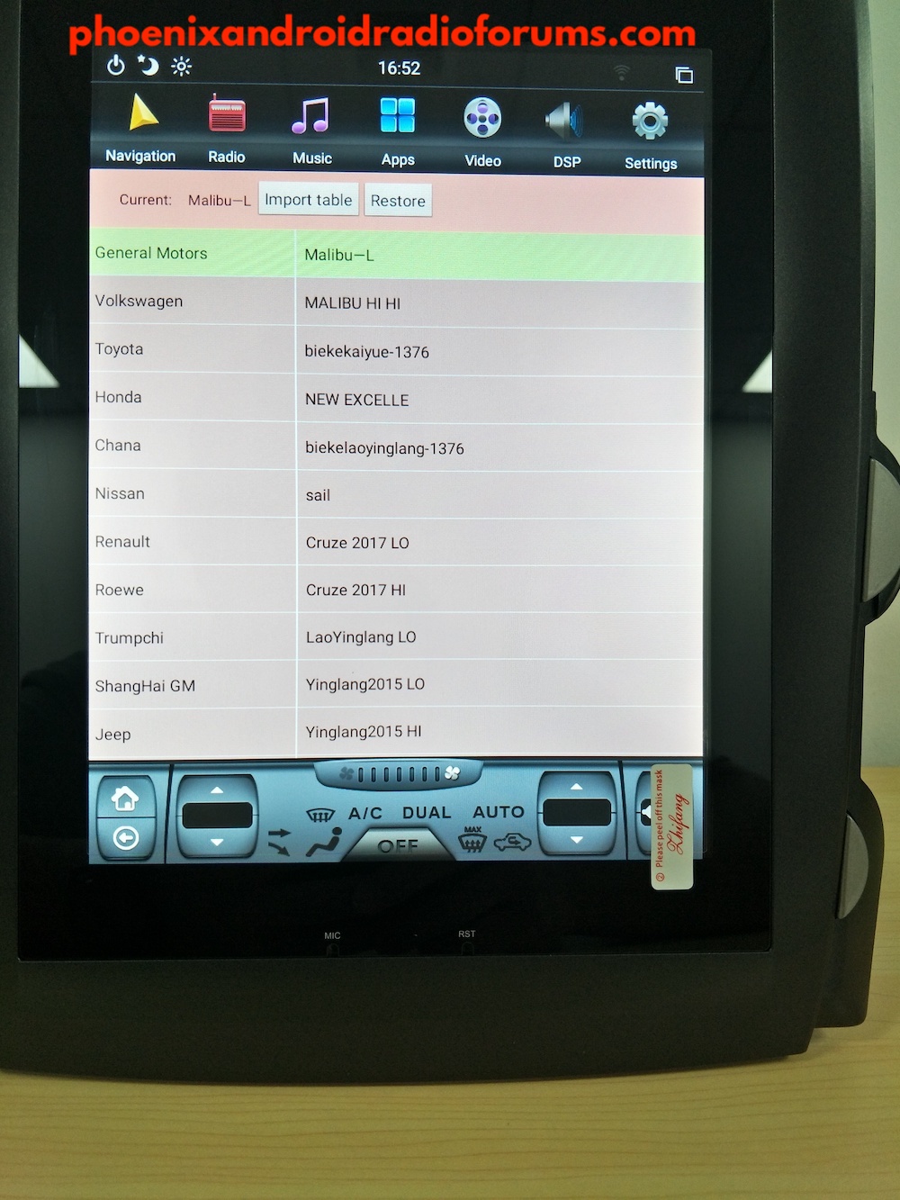 Phoenix Android Radio Install Manual Chevrolet Malibu 2013 2015 3